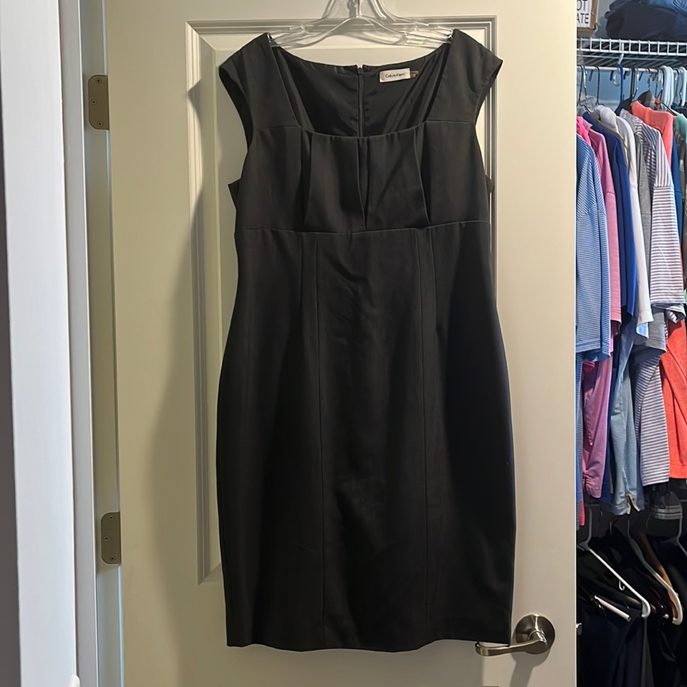 Calvin Klein gray professional dress